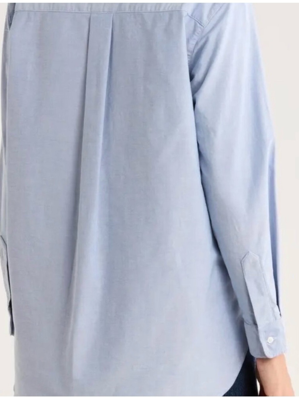 Frank & Eileen Joedy women’s Men's style light Blue Classic Button-Down Shirt - Picture 10 of 10